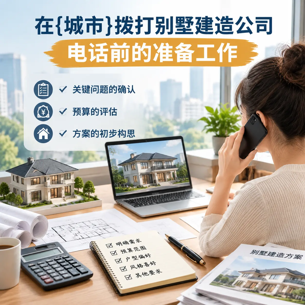 在独山拨打别墅建造公司电话前的准备工作