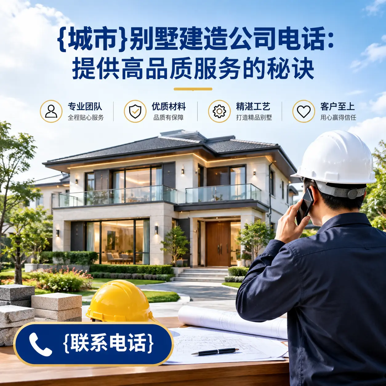 独山别墅建造公司电话：提供高品质服务的秘诀