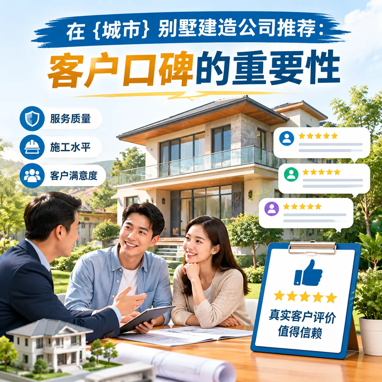 在 独山 别墅建造公司推荐：客户口碑的重要性