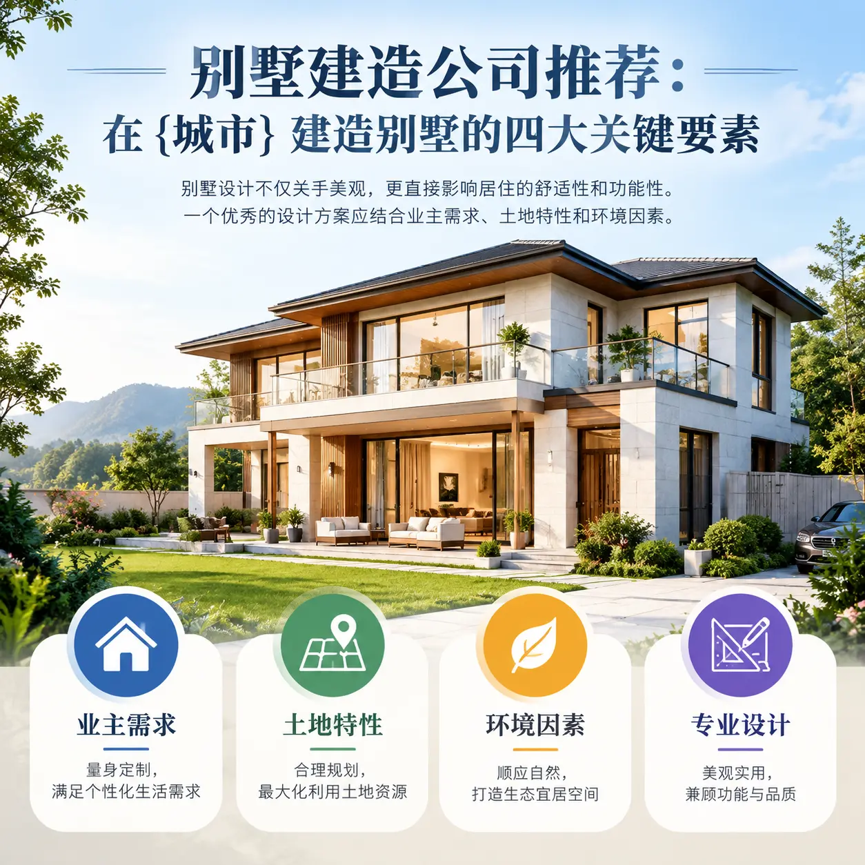 别墅建造公司推荐：在 独山 建造别墅的四大关键要素