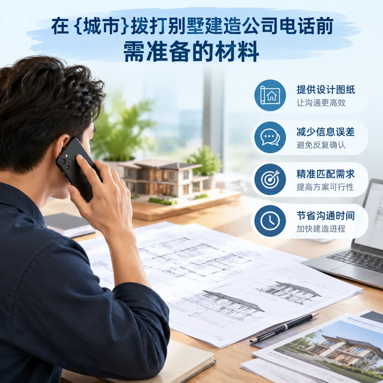 在独山拨打别墅建造公司电话前需准备的材料