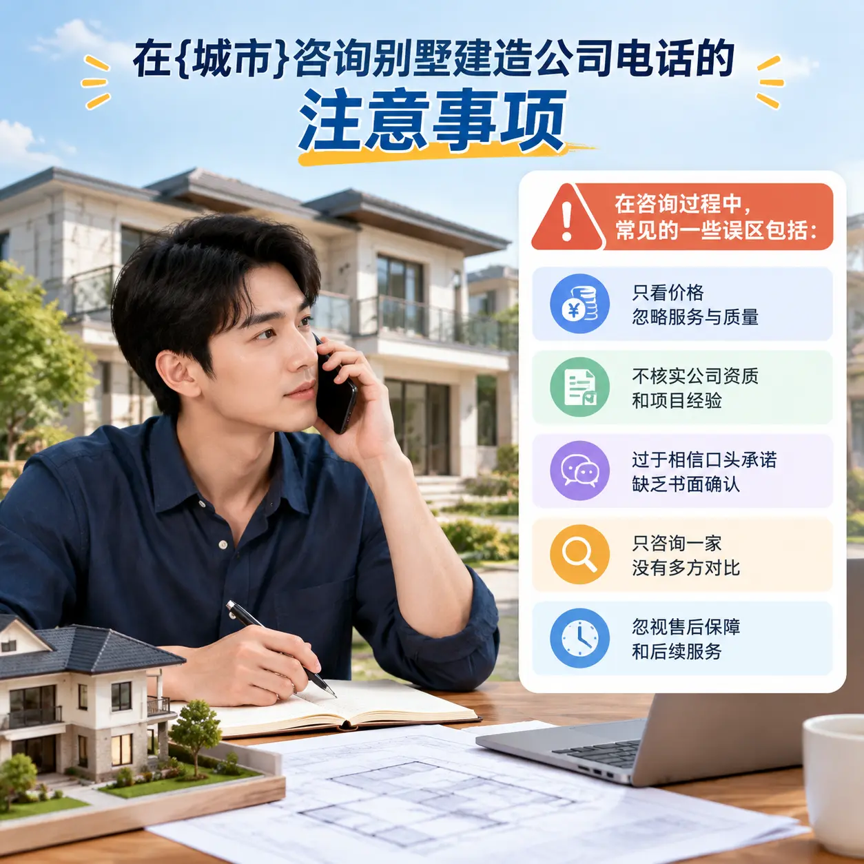 在独山咨询别墅建造公司电话的注意事项