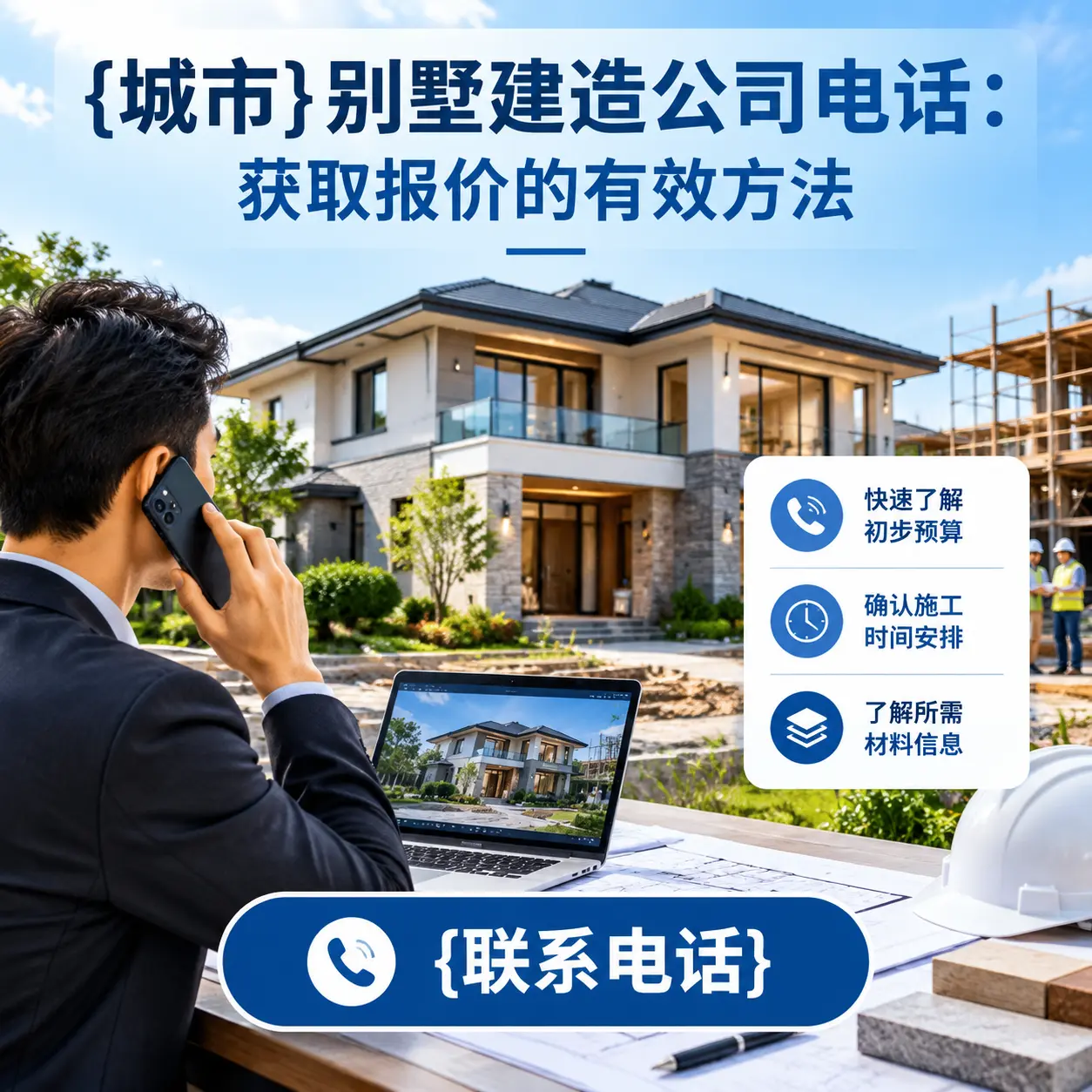 独山别墅建造公司电话：获取报价的有效方法